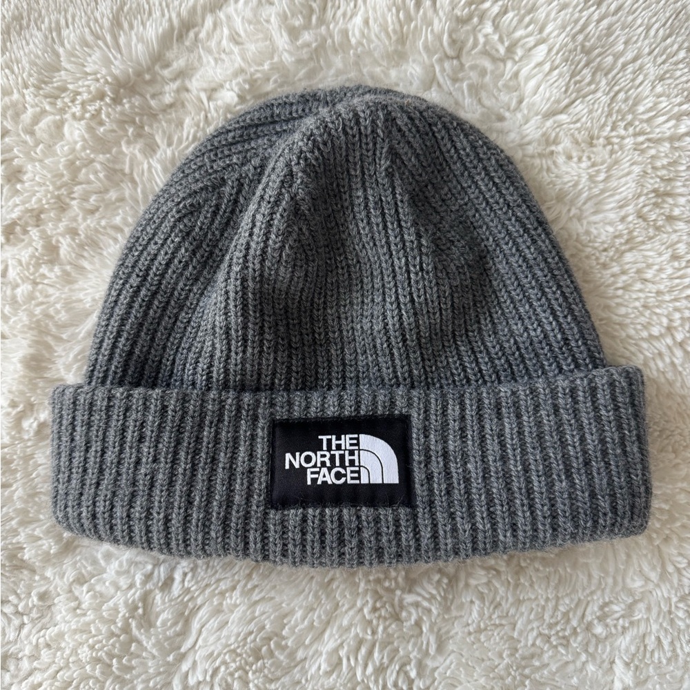 The North Face Logo Box Cuffed Beanie